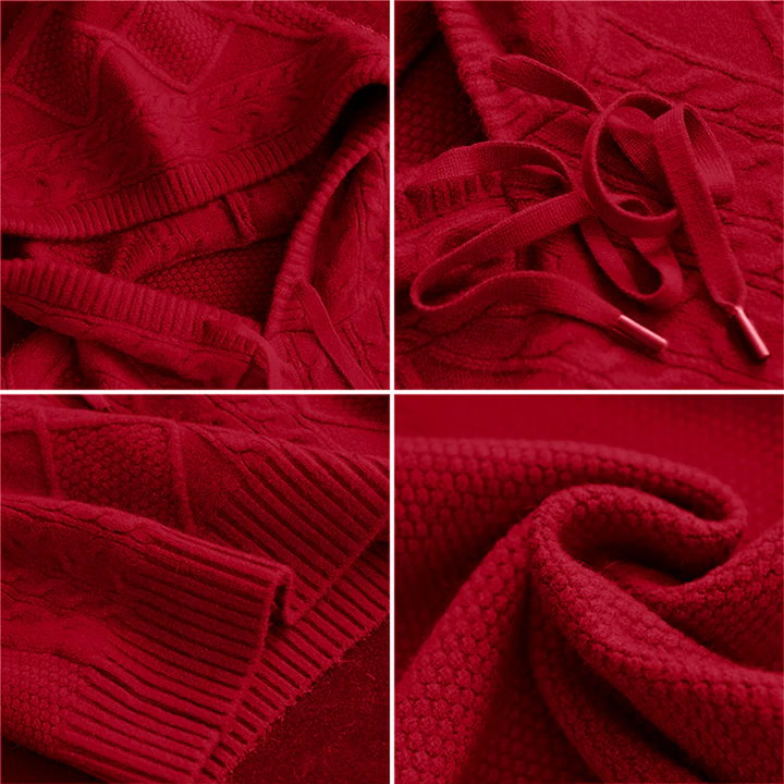 Levy – Jacquard Hooded Sweater