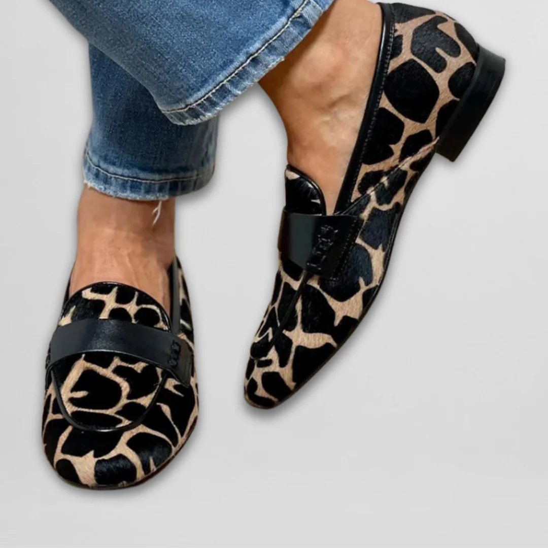 Ruth – Animal Print Loafers