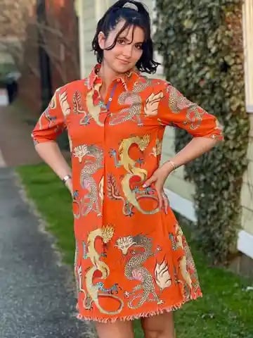 Glaizel – Fiery Dragon Summer Dress