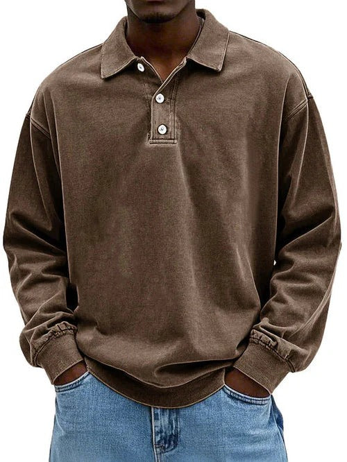 John – Vintage Long Sleeved Polo Shirt