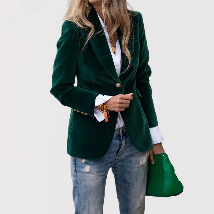 Genevieve – Timeless Velvet Jacket
