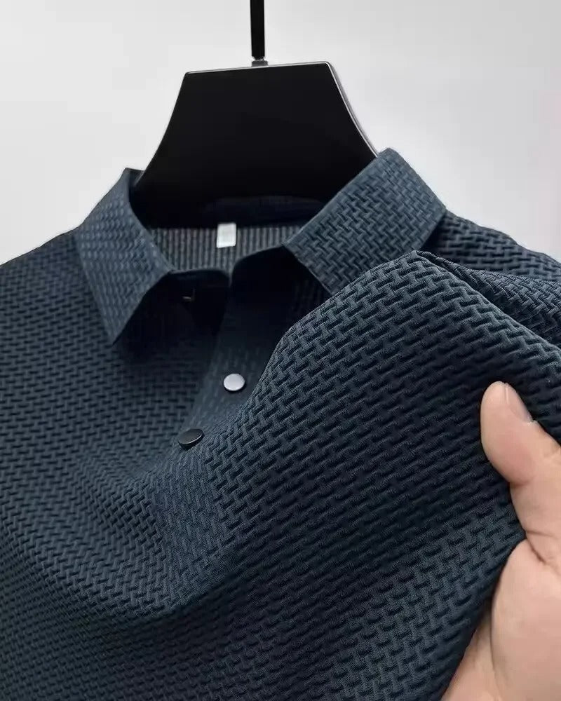 Junnel | Seamless Waffle Knit Polo