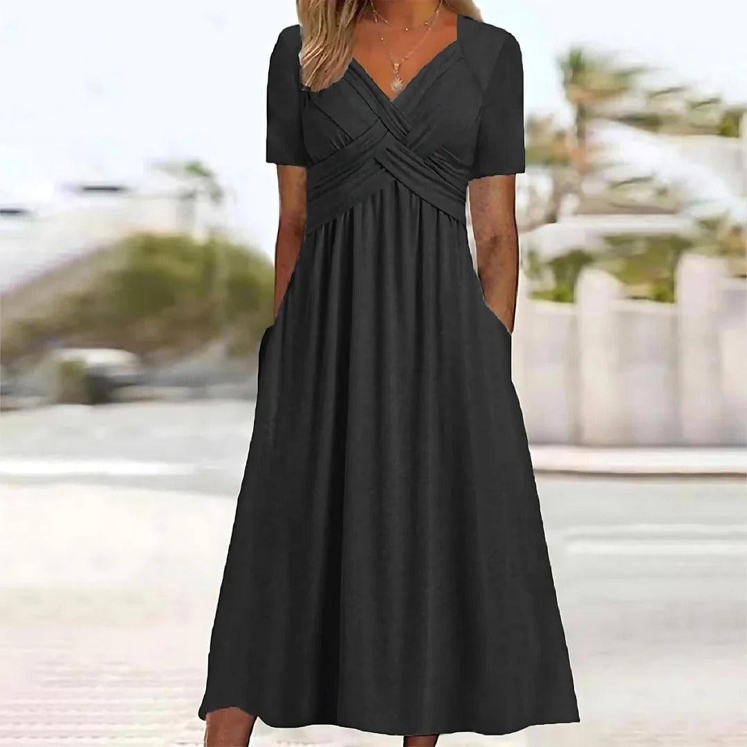 Olivia – Elegant Midi Dress