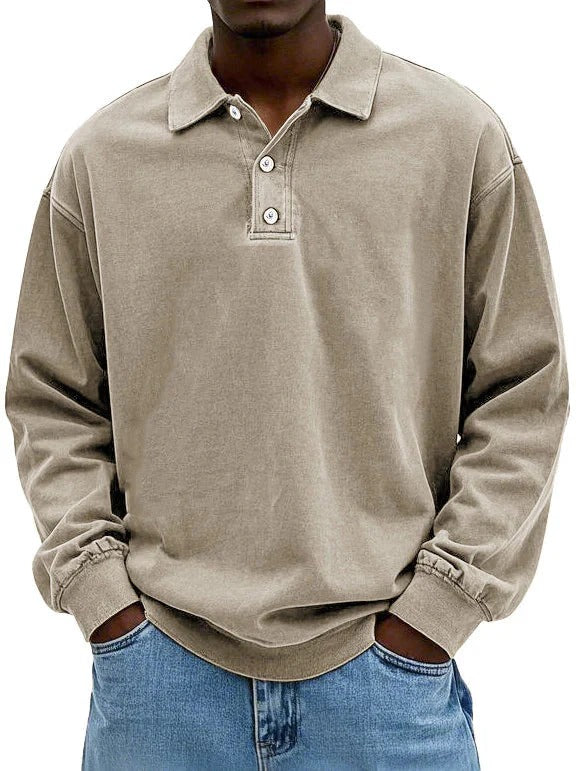 John – Vintage Long Sleeved Polo Shirt