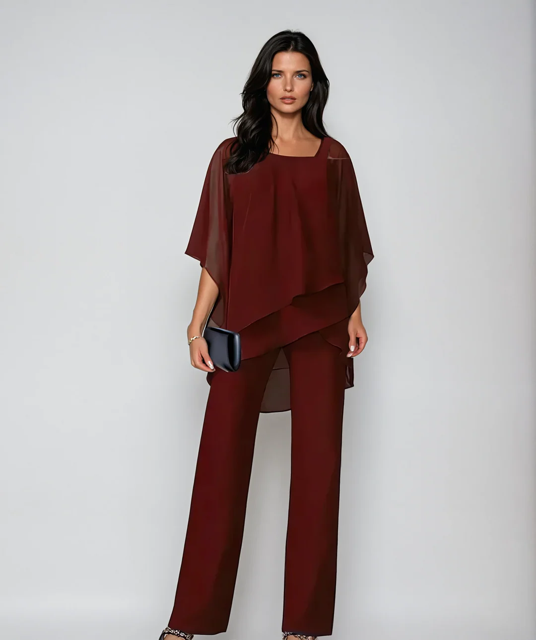 Arlene – Layered Wide-Leg Trouser Set