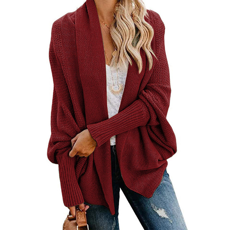 Savannah – Knitted Bat Sleeve Cardigan