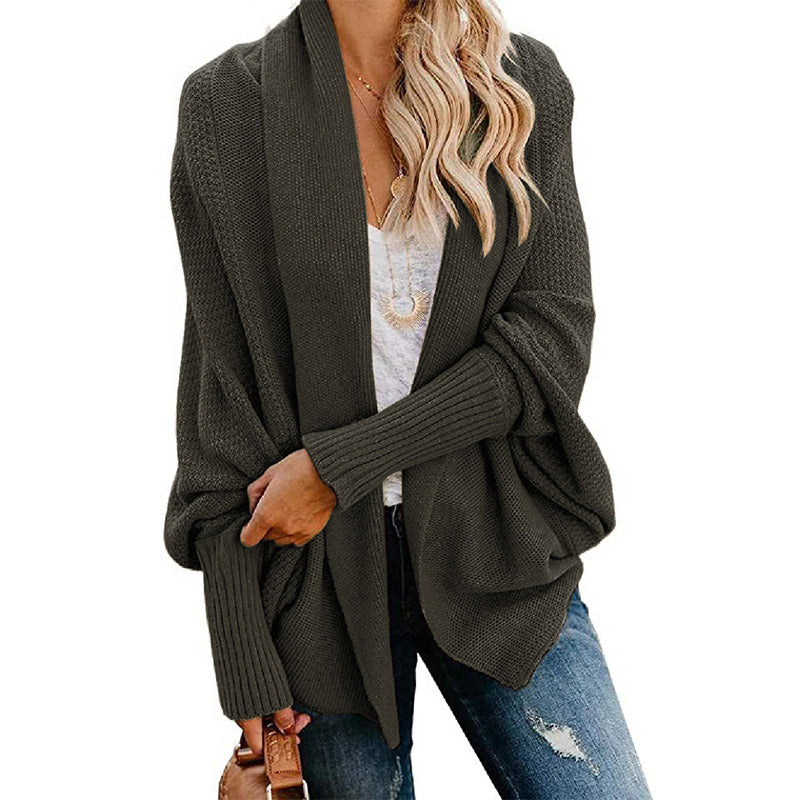 Savannah – Knitted Bat Sleeve Cardigan