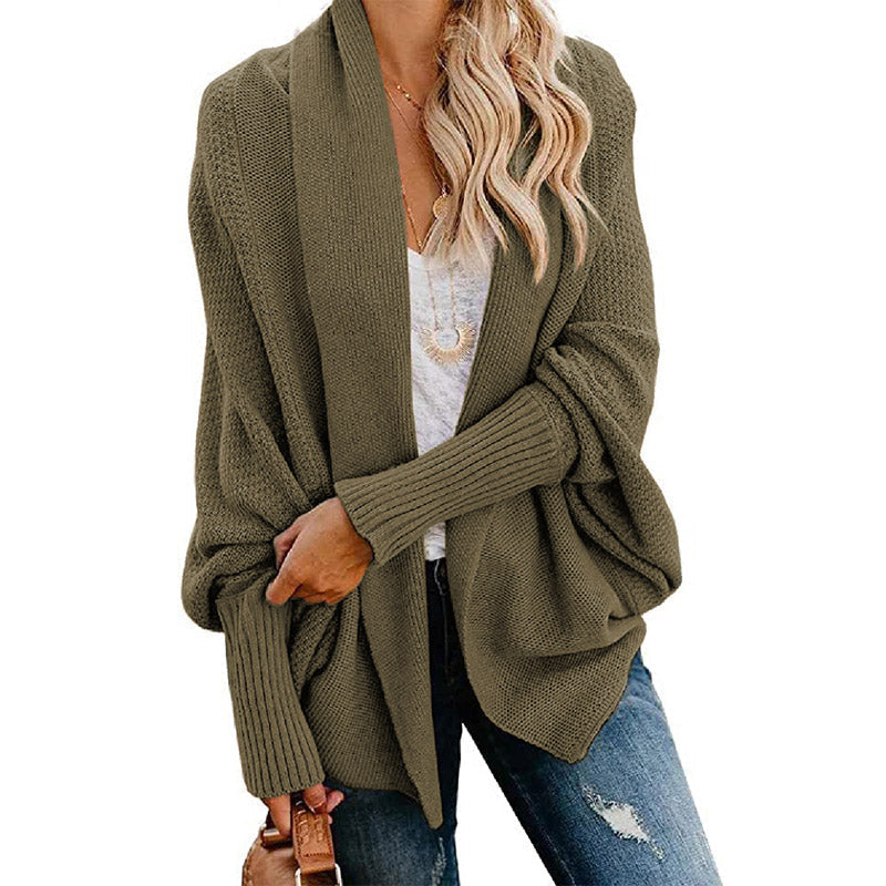 Savannah – Knitted Bat Sleeve Cardigan
