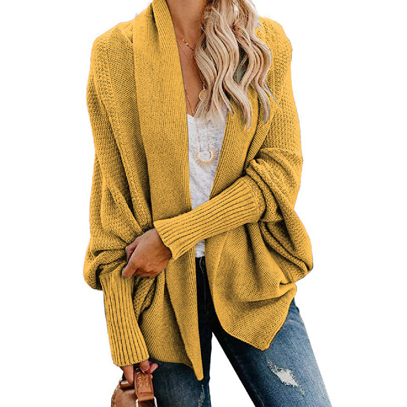 Savannah – Knitted Bat Sleeve Cardigan