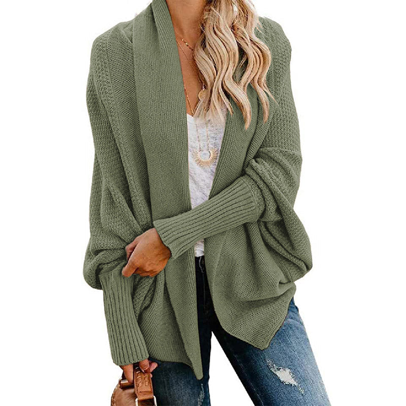 Savannah – Knitted Bat Sleeve Cardigan