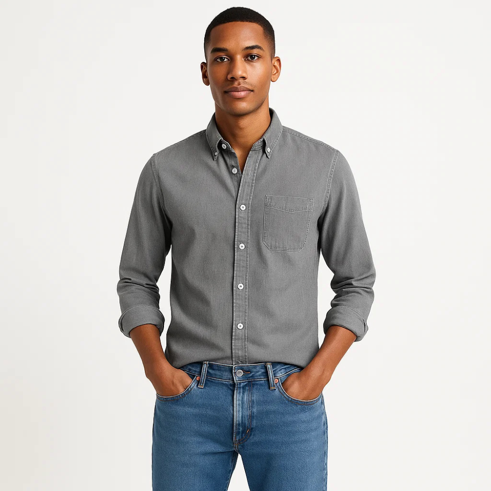 Isaac - Stylish Long Sleeve Casual Shirt